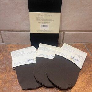 LaSenza 3 Knee High Nylon Brown and 1 Footless Tights Black one size fits all